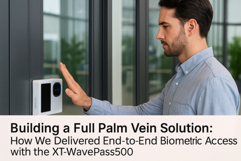 Building a Full Palm Vein Solution: How We Delivered End-to-End Biometric Access with the XT-WavePass500
