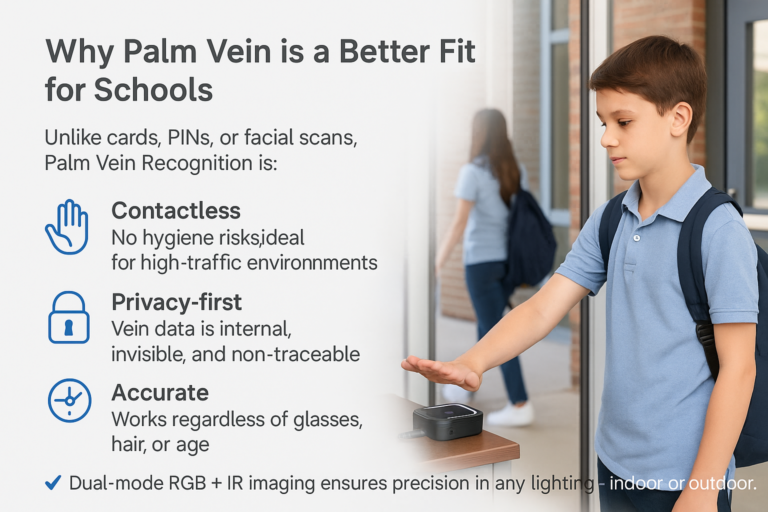 Palm Vein Authentication in Education: Secure Attendance, Exams, and Campus Access