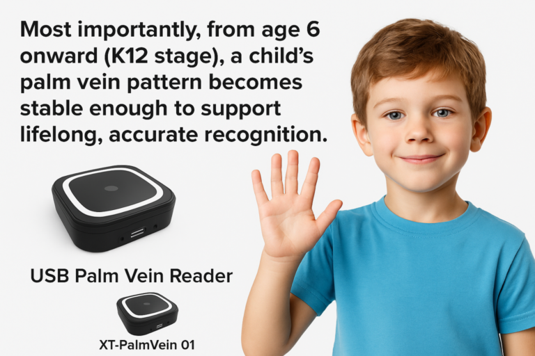 At What Age Do Palm Vein Biometrics Stabilize, and Why Are They Better Than Fingerprint or Face Recognition?