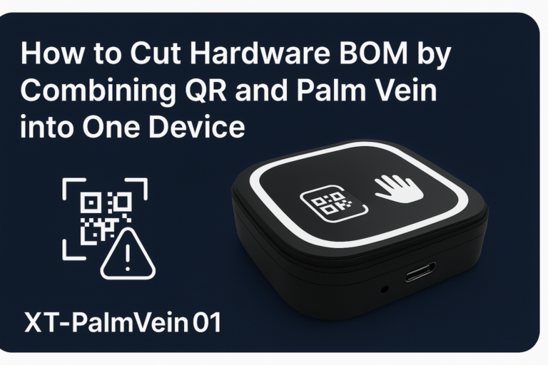 How to Cut Hardware BOM by Combining QR and Palm Vein into One Device?