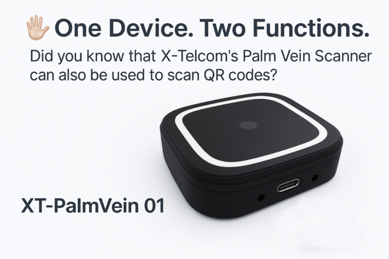 One Device, Two Functions: Palm Vein + QR Scanning for Smart Terminals