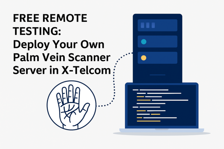 ✅ Free Remote Testing: Deploy Your Own Palm Vein Scanner Server in X-Telcom