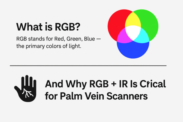 🌈 What is RGB? And Why RGB + IR Is Critical for Palm Vein Scanners