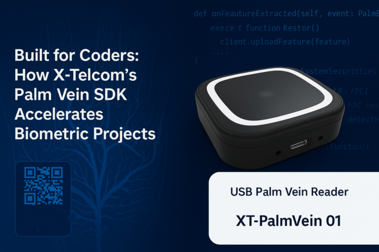 👨‍💻 Built for Coders: How X-Telcom’s Palm Vein SDK Accelerates Biometric Projects