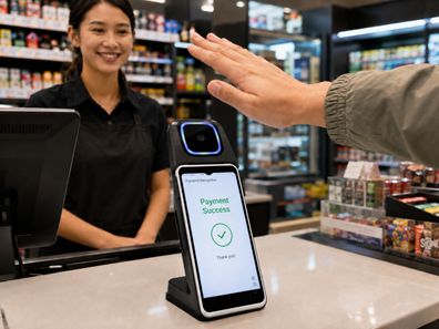 AirOne palm payment terminal device