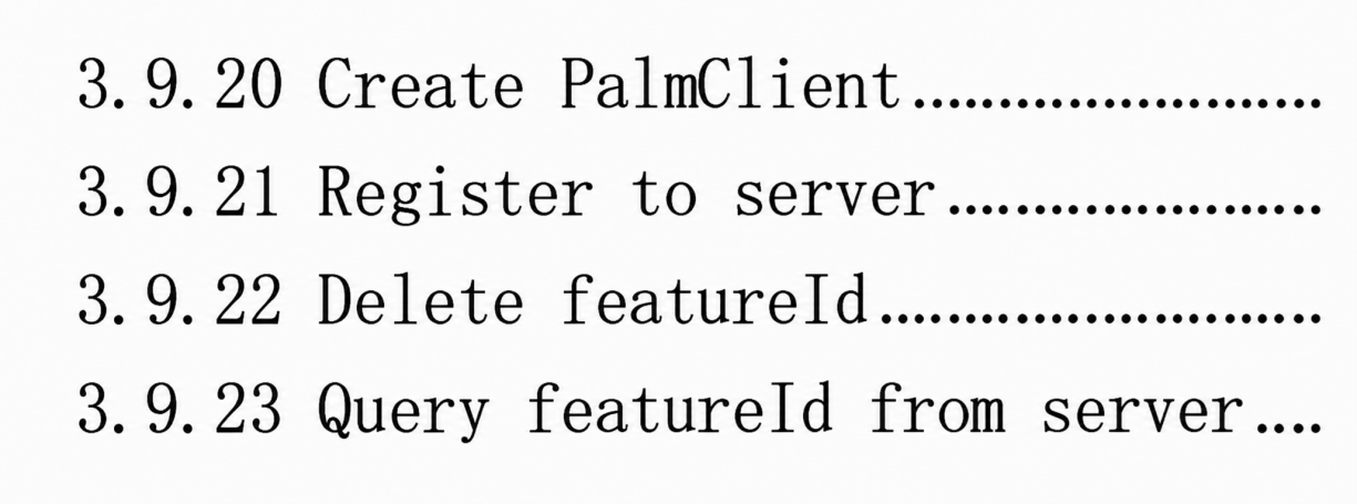 SDK integration code example