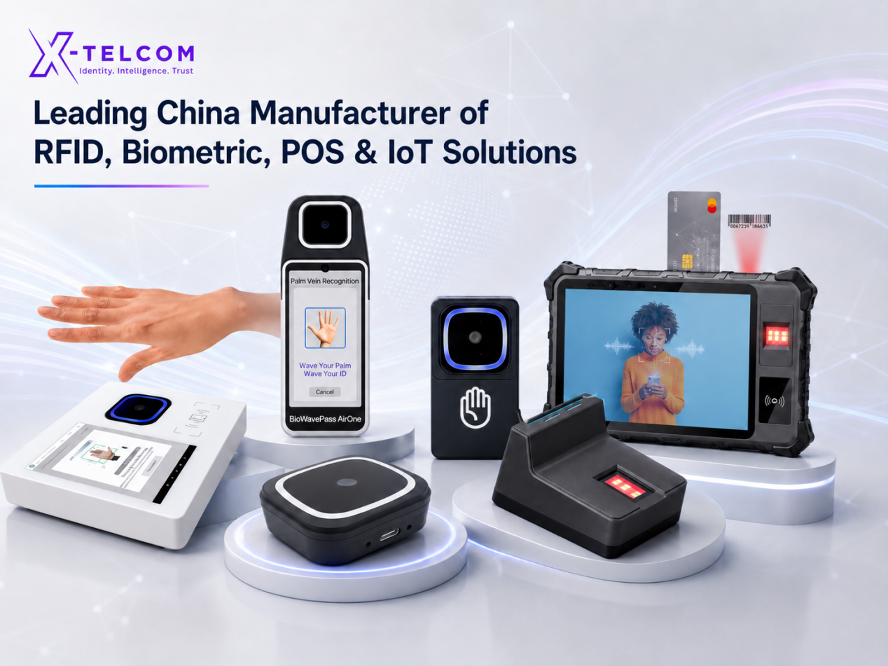 X-Telcom Fingerprint Palm Vein Scanner Technology POS RFID solutions