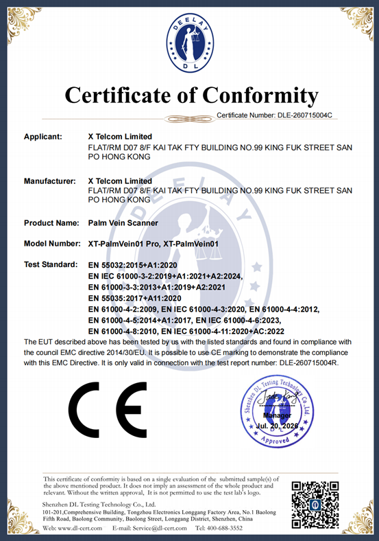 Certificate of Conformity