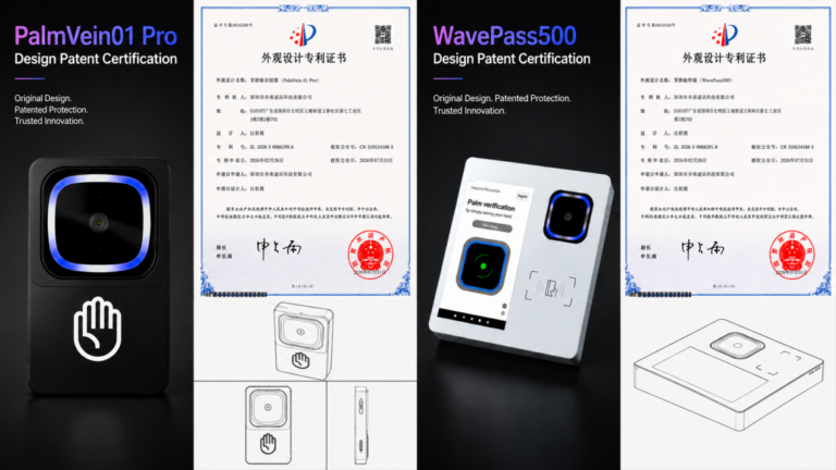 X-Telcom Strengthens Palm Vein Biometric Innovation with New Design Patent Certifications