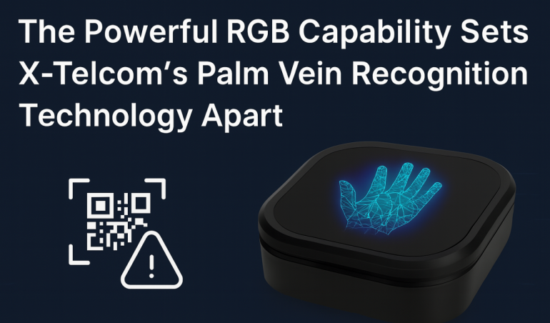 How X-Telcom’s Palm Vein Scanner Also Supports QR Code Scanning (3–20 cm)