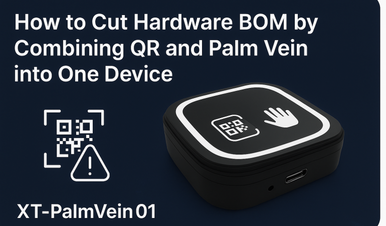How to Cut Hardware BOM by Combining QR and Palm Vein into One Device