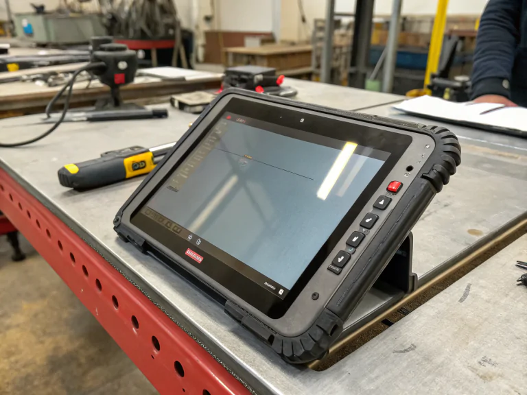 Which industrial-grade fingerprint tablet is the most reliable in harsh environments?