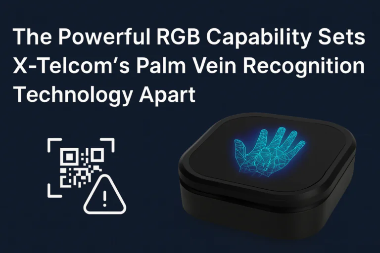 How X-Telcom’s Palm Vein Scanner Also Supports QR Code Scanning (3–20 cm)