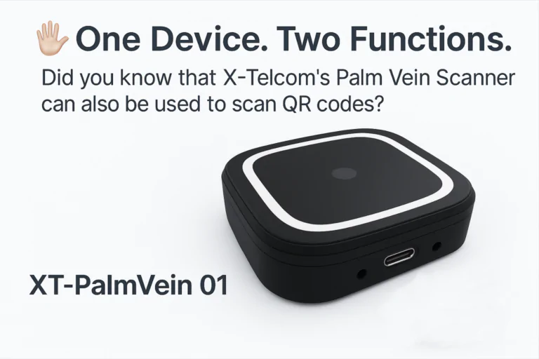 One Device, Two Functions: Palm Vein + QR Scanning for Smart Terminals