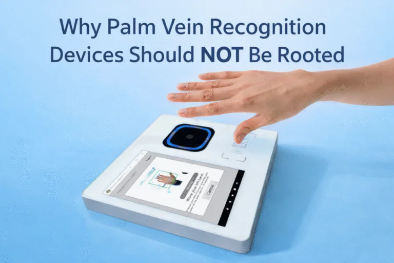 Why Palm Vein Recognition Devices Should NOT Be Rooted?
