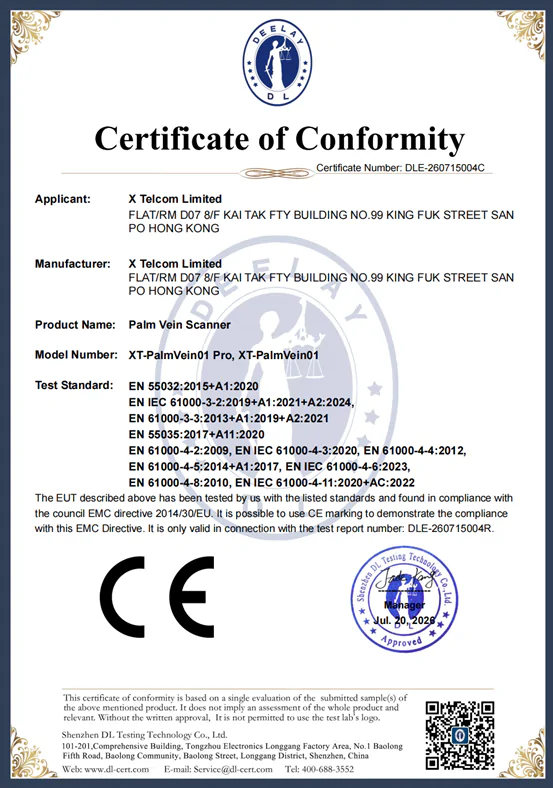 Certificate of Conformity
